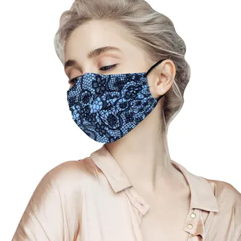 50PCS Lace Fabric Disposable Mask 3 Layers Non-woven Face Mask Outdoor Sunscreen Breathable Face Cover Mascarillas Desechables 
50PCS Lace Fabric Disposable Mask 3 Layers Non-woven Face Mask Outdoor Sunscreen Breathable Face Cover Mascarillas Desechables