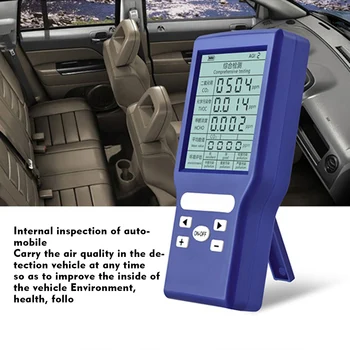 Multifunctional Air Dector CO2 Formaldehyde HCHO TVOC Air Quality ppm Meter LCD Digital Display High-precisionins Trumentation
Multifunctional Air Dector CO2 Formaldehyde HCHO TVOC Air Quality ppm Meter LCD Digital Display High-precisionins Trumentation