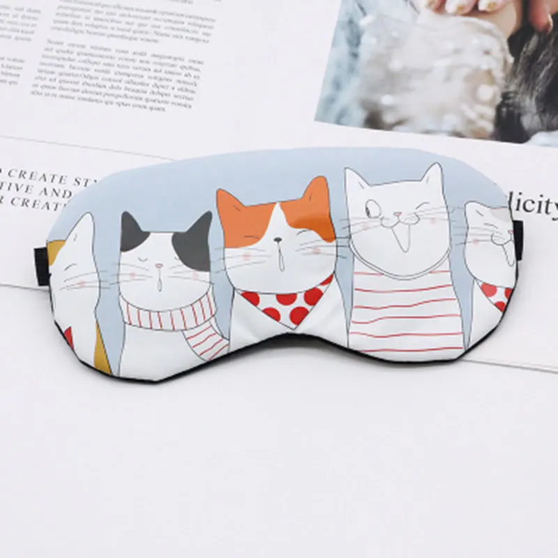 Cute Cat Eye Sleep Mask Travel Relaxing Sleeping Aid Blindfold Sleeping Mask Eyepatch No Ice Bag
Cute Cat Eye Sleep Mask Travel Relaxing Sleeping Aid Blindfold Sleeping Mask Eyepatch No Ice Bag