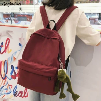 Backpacks Women Nylon Solid Various Colors Simple Large Capacity Korean Style Backpack Ins Travel Bag Ulzzang Leisure Harajuku
Backpacks Women Nylon Solid Various Colors Simple Large Capacity Korean Style Backpack Ins Travel Bag Ulzzang Leisure Harajuku