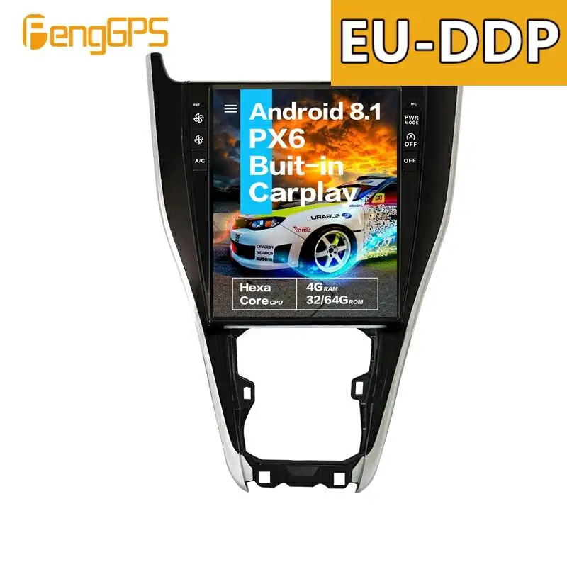 12.1''Tesla Android 8.1PX6 4+64GB voice control Built-in CARPLAY Car Radio For Toyota Harrier 2013 - 2018 GPS Navigation
12.1''Tesla Android 8.1PX6 4+64GB voice control Built-in CARPLAY Car Radio For Toyota Harrier 2013 - 2018 GPS Navigation