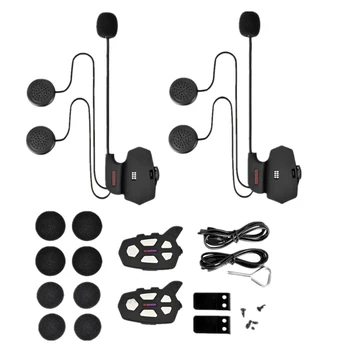 Large Volume Moto Bluetooth Helmet Walkie-talkie Motorcycle Bluetooth Intercom 1000M Interphone New 2PCS Built-in FM Radio
Large Volume Moto Bluetooth Helmet Walkie-talkie Motorcycle Bluetooth Intercom 1000M Interphone New 2PCS Built-in FM Radio