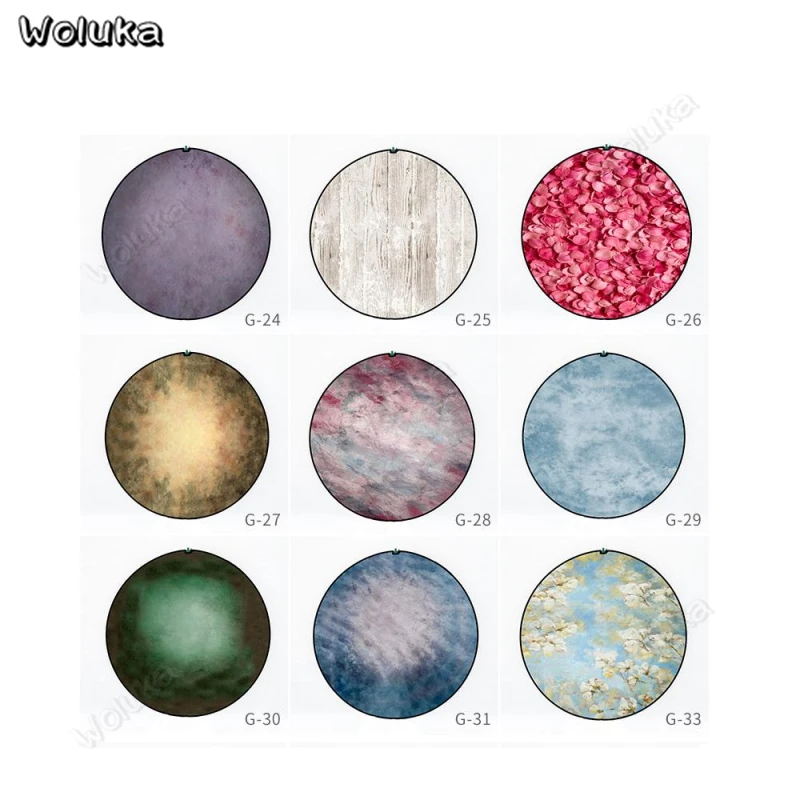 Round Board Foldable 150CM Home Studio Photoshoot Background Backdrop For Kids Photography Children Baby CD50 T10 | Электроника