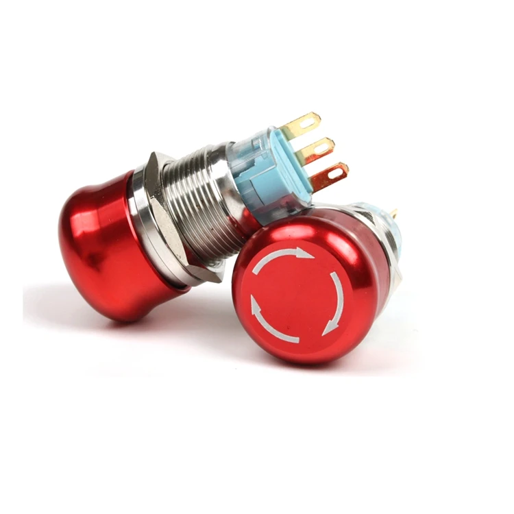 1pc 16mm 19mm 22mm 2NO 2NC Waterproof Metal Latching Emergency STOP Mushroom Push Button Switch Button Switch Knob Rotary Switch
1pc 16mm 19mm 22mm 2NO 2NC Waterproof Metal Latching Emergency STOP Mushroom Push Button Switch Button Switch Knob Rotary Switch