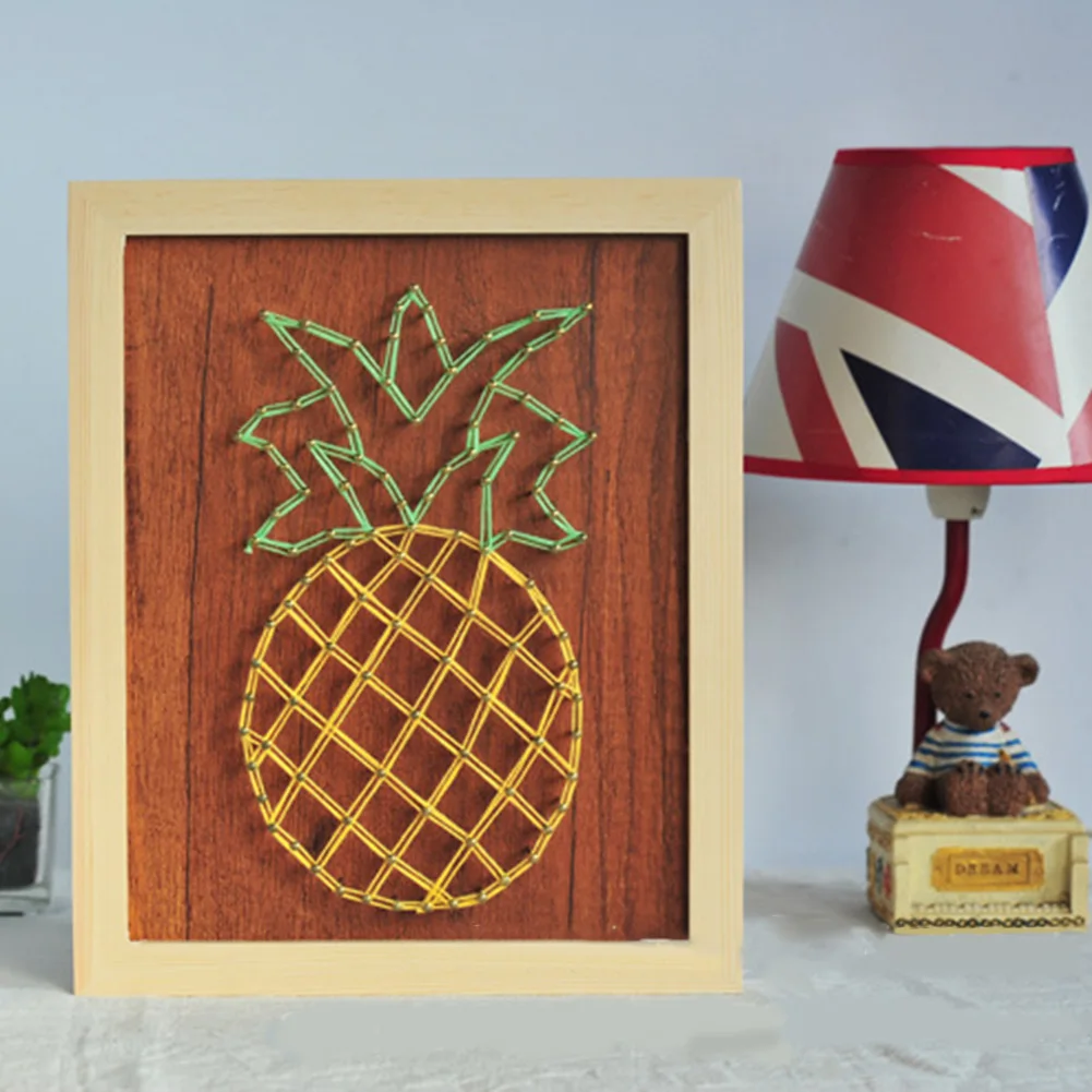 Pineapple String Painting Art Craft DIY String Picture Nail String Drawing For Home Office Decor Nail Painting DIY Home Ornament
Pineapple String Painting Art Craft DIY String Picture Nail String Drawing For Home Office Decor Nail Painting DIY Home Ornament