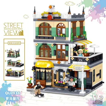 QL0936 Creator MOC Street View Series Rome Restaurants Building Blocks 1186pcs Bricks Toys Sets Compatible Creator
QL0936 Creator MOC Street View Series Rome Restaurants Building Blocks 1186pcs Bricks Toys Sets Compatible Creator
