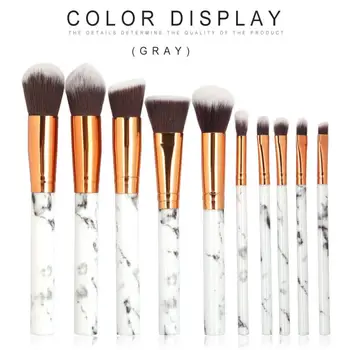 10PCS/Set Of Makeup Brushes Multi-function Marbled Eye Shadow Foundation Brush Set Non-stick Powder Contour Brush Makeup Tools
10PCS/Set Of Makeup Brushes Multi-function Marbled Eye Shadow Foundation Brush Set Non-stick Powder Contour Brush Makeup Tools