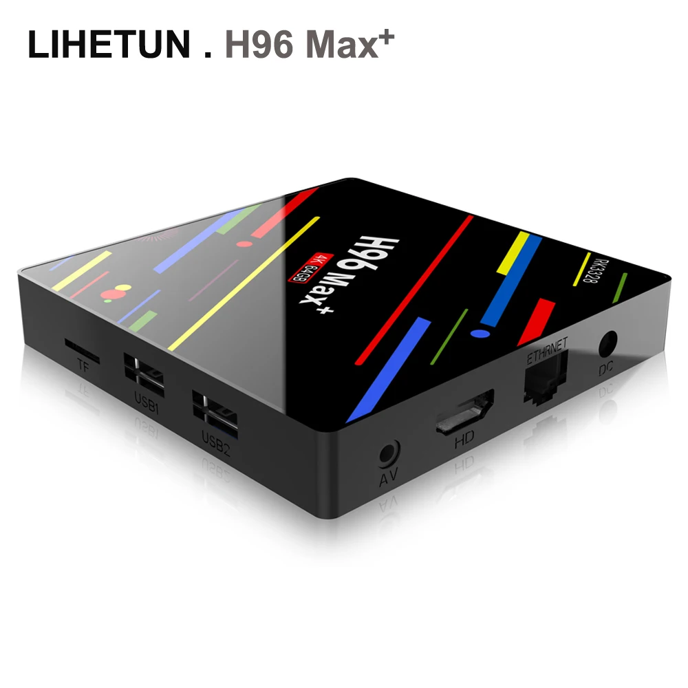 Smart tv Box H96 MAX Plus Android 9 0 ГБ 4 ОЗУ 16 32 64 Гб Rockchip RK3328 H.265 USB3.0 BT4.0 2 4G 5G Wifi Box|ТВ-приставки и
