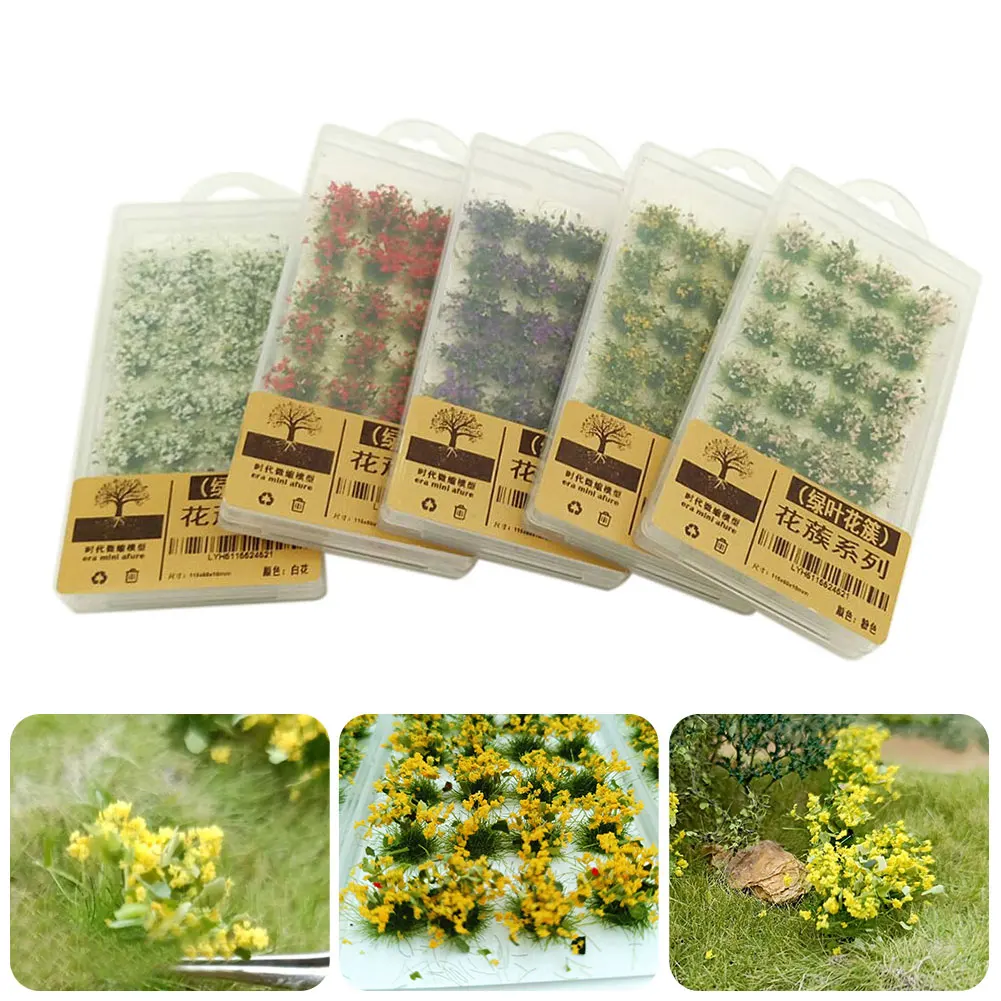 Wargame Grass Tufts Building Layout Sand Table Flower Cluster Diy