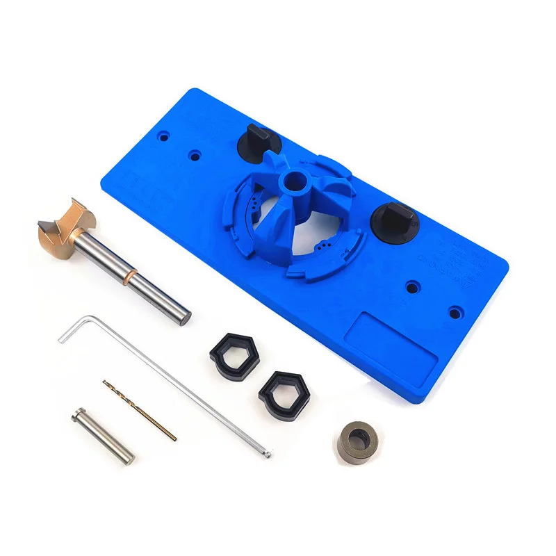 35mm Hinge Jig Boring Drill Guide Wood Cutter Woodworking Carpentry DIY Tools Set Accessories