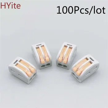 100pcs 222-412 PCT-212 PCT212 Universal Compact Wire Wiring Connector 2 pin Conductor Terminal Block With Lever 0.08-2.5mm2
100pcs 222-412 PCT-212 PCT212 Universal Compact Wire Wiring Connector 2 pin Conductor Terminal Block With Lever 0.08-2.5mm2