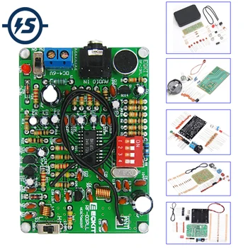 FM Frequency Modulation Wireless Microphone Module DIY Kit Transmitter Board Parts Kits Electronic Suite 70-110MHz 88-108MHz
FM Frequency Modulation Wireless Microphone Module DIY Kit Transmitter Board Parts Kits Electronic Suite 70-110MHz 88-108MHz