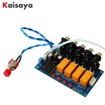 4 Input 1 Output Lossless Audio Source Signal Switcher Switch Selector Board Box Sound HiFi Audio Signal Splitter G1040
4 Input 1 Output Lossless Audio Source Signal Switcher Switch Selector Board Box Sound HiFi Audio Signal Splitter G1040