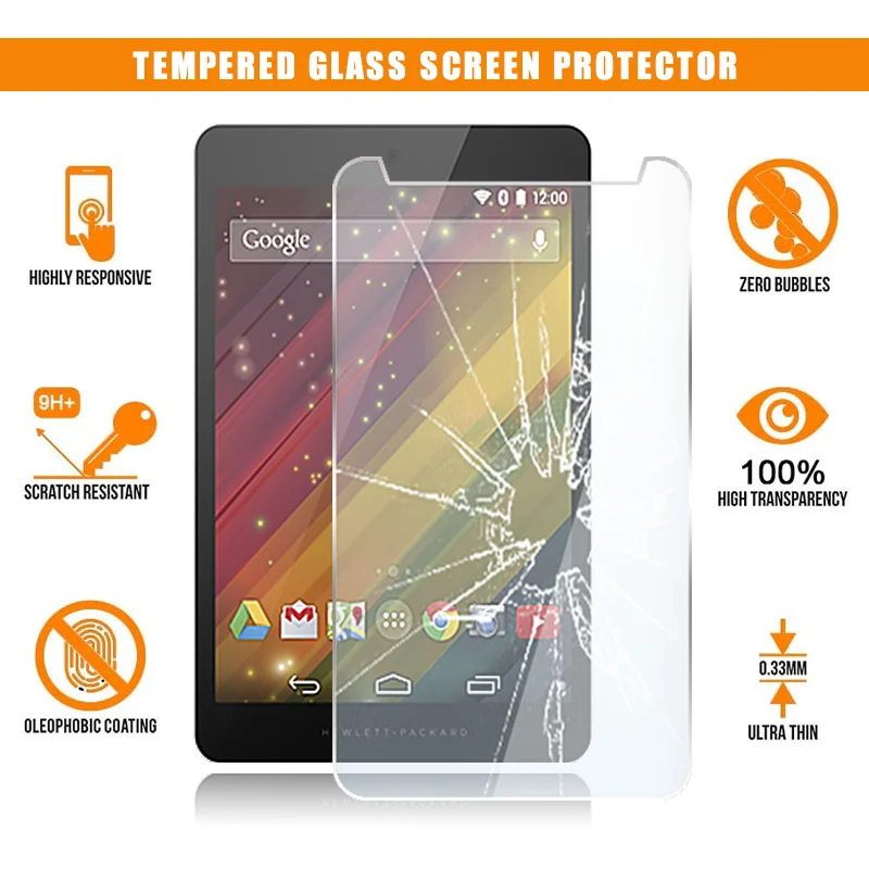 Screen Protector for HP 8 G2 Tablet Tempered Glass 9H Premium Scratch Resistant Anti-fingerprint HD Clear Film Cover 
Screen Protector for HP 8 G2 Tablet Tempered Glass 9H Premium Scratch Resistant Anti-fingerprint HD Clear Film Cover