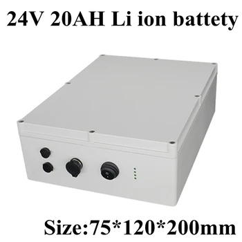 Rechargeable 24V 20Ah Lithium Ion 3.7v 18650 Li-ion Battery Pack with Bms for Solar Street Light Ebike Scooter+29.4V 3A Charger
Rechargeable 24V 20Ah Lithium Ion 3.7v 18650 Li-ion Battery Pack with Bms for Solar Street Light Ebike Scooter+29.4V 3A Charger