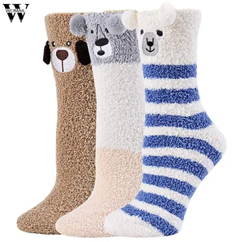 Womail Womens Fuzzy Socks 3 Pairs Warm Soft Slipper Home Sleeping Cute Animal Socks
Womail Womens Fuzzy Socks 3 Pairs Warm Soft Slipper Home Sleeping Cute Animal Socks