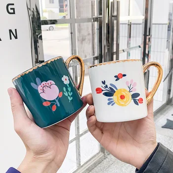 Nordic Creative Painted Gold Ceramic Cup with Handle Milk Coffee Mug Large Capacity Straight Body Water Cup for Office Women Man
Nordic Creative Painted Gold Ceramic Cup with Handle Milk Coffee Mug Large Capacity Straight Body Water Cup for Office Women Man