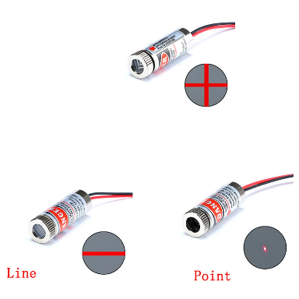 650nm 5mW/50nw red dot / line / cross laser module head glass lens can focus focus adjustable laser diode head industrial grade
650nm 5mW/50nw red dot / line / cross laser module head glass lens can focus focus adjustable laser diode head industrial grade