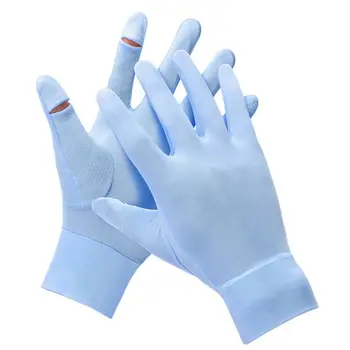 Women Men Summer Ice Silk Cooling Short Gloves Outdoor Cycling Touch Screen Cutout Finger UPF50 UV Protection Mittens
Women Men Summer Ice Silk Cooling Short Gloves Outdoor Cycling Touch Screen Cutout Finger UPF50 UV Protection Mittens