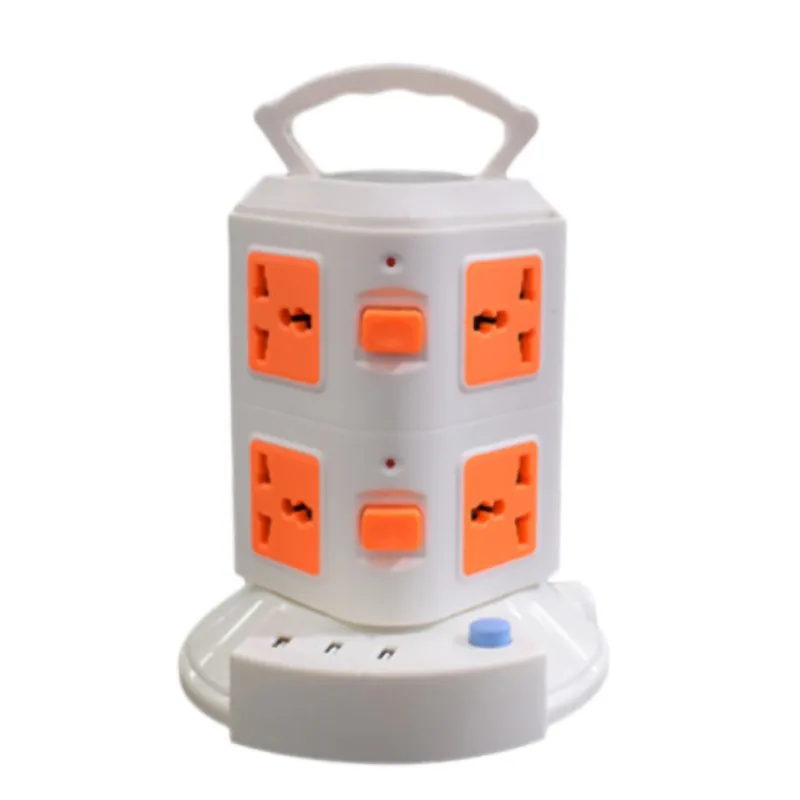 USB Power Strip Vertical 8/12 EU/UK/US Plug Outlet Sockets USB Charger Surge Protector 6.6ft/2m Extension Cord
USB Power Strip Vertical 8/12 EU/UK/US Plug Outlet Sockets USB Charger Surge Protector 6.6ft/2m Extension Cord