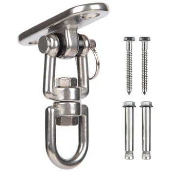 Punching Bag Hanger, Stainless Steel Swivel Ceiling Mount for Beam Heavy Bag,Gym Swing,Trapeze,Hammock
Punching Bag Hanger, Stainless Steel Swivel Ceiling Mount for Beam Heavy Bag,Gym Swing,Trapeze,Hammock