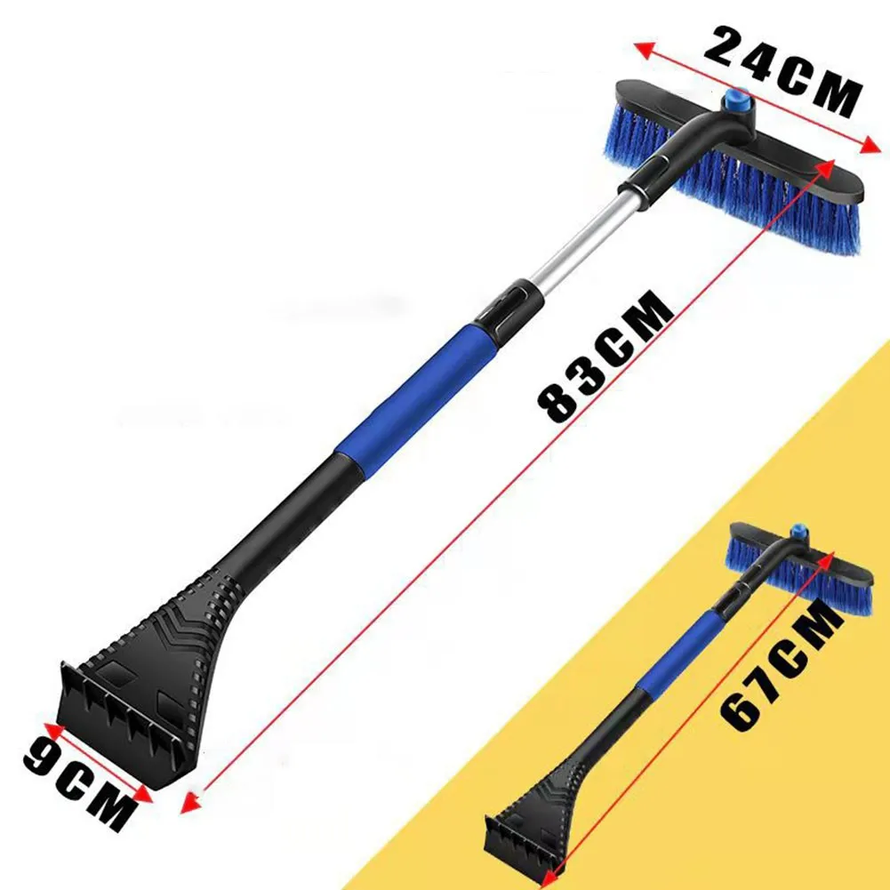 4 In 1 Extendable Adjustable 67-83cm Snow Removal Shovel Ice Scraper Brush Windscreen Windshield Deicing Clean Car Roof | Автомобили и