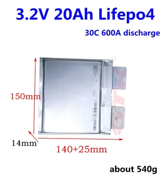 30C discharge!3.2V 20Ah Lifepo4 battey 3.2V 20ah Lithium iron cell 30c discharge for 12v 24v battery pack Car starter battery
30C discharge!3.2V 20Ah Lifepo4 battey 3.2V 20ah Lithium iron cell 30c discharge for 12v 24v battery pack Car starter battery