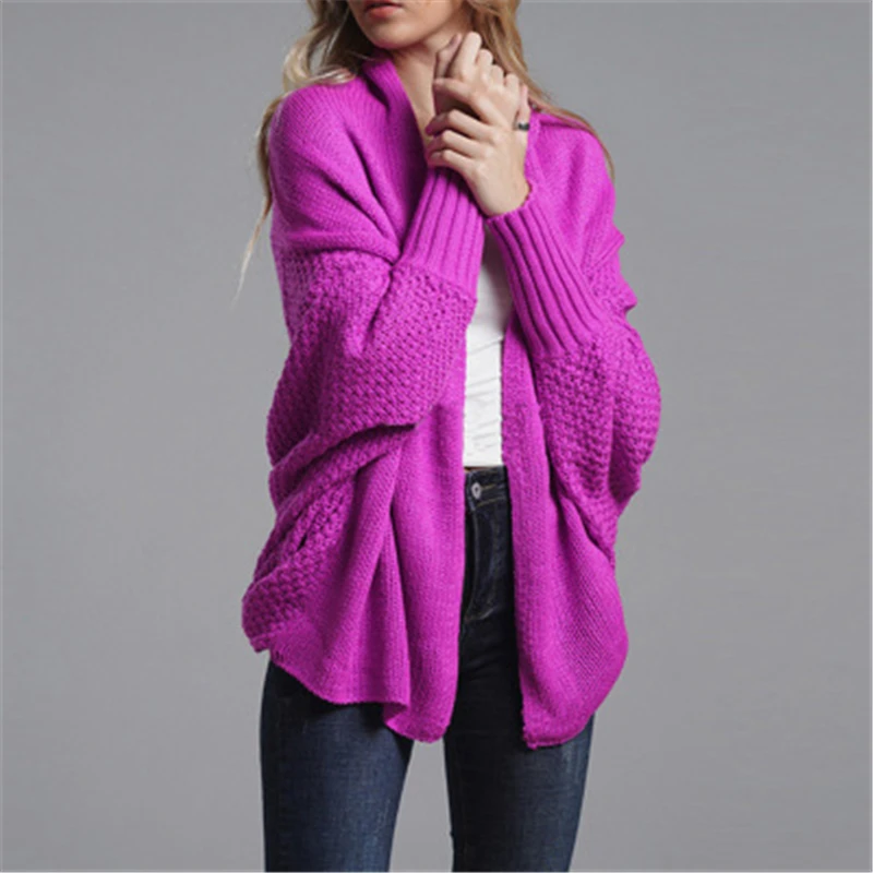 Spring Autumn Women Sweater Bat Cardigan Coat Kimono Long Asymmetric Casual Knitted Sleeve Loose Female Cardigans T522
Spring Autumn Women Sweater Bat Cardigan Coat Kimono Long Asymmetric Casual Knitted Sleeve Loose Female Cardigans T522