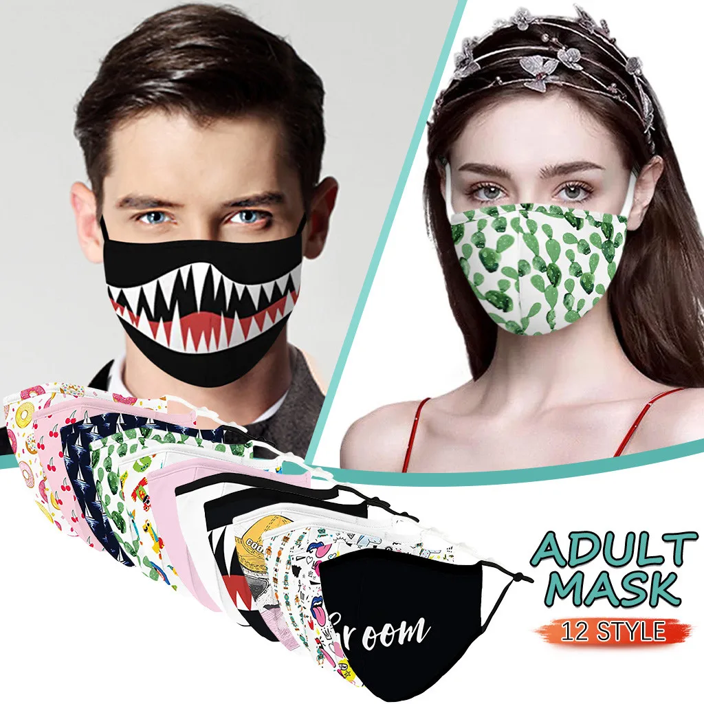 Mascarilla 5PCS Dustproof Adult Printed Reusable Washable Masque Masks High-quality Protection Cotton Breathable Mask Masquerade
Mascarilla 5PCS Dustproof Adult Printed Reusable Washable Masque Masks High-quality Protection Cotton Breathable Mask Masquerade