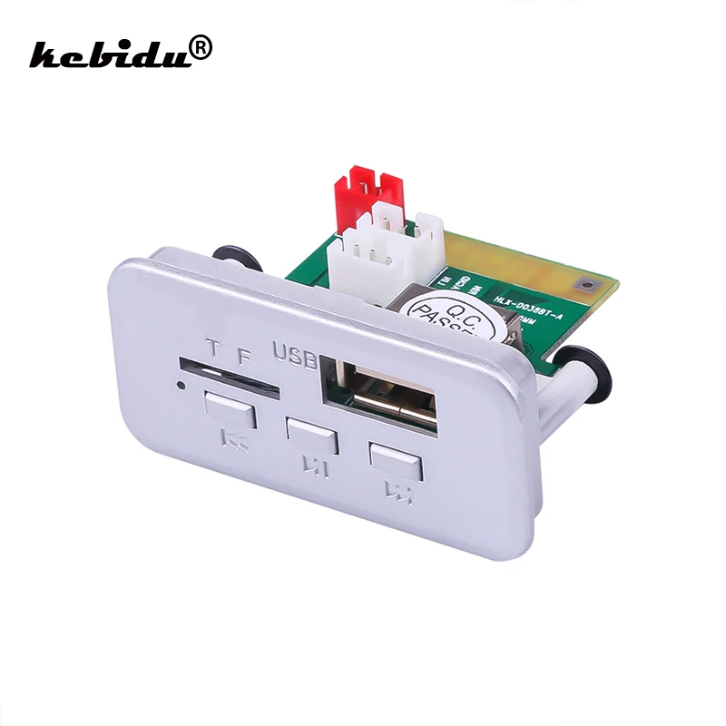 kebidu Mini 12V Mp3 decoder Board Panel Bluetooth 5.0 Car Radio Handsfree Wireless FM Module TF Card 3.5mm USB AUX Music Player
kebidu Mini 12V Mp3 decoder Board Panel Bluetooth 5.0 Car Radio Handsfree Wireless FM Module TF Card 3.5mm USB AUX Music Player
