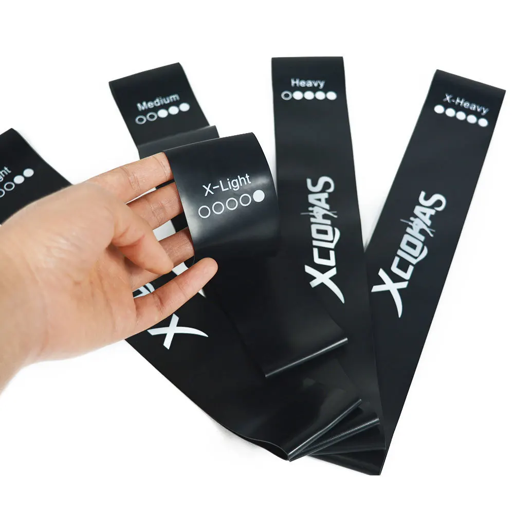 XC LOHAS Fitness Equipment Unisex Resistance Bands Set 5 Level 10-50LBS Gym Training Yoga Pilates Rubber Loops Workout Expander (6).jpg