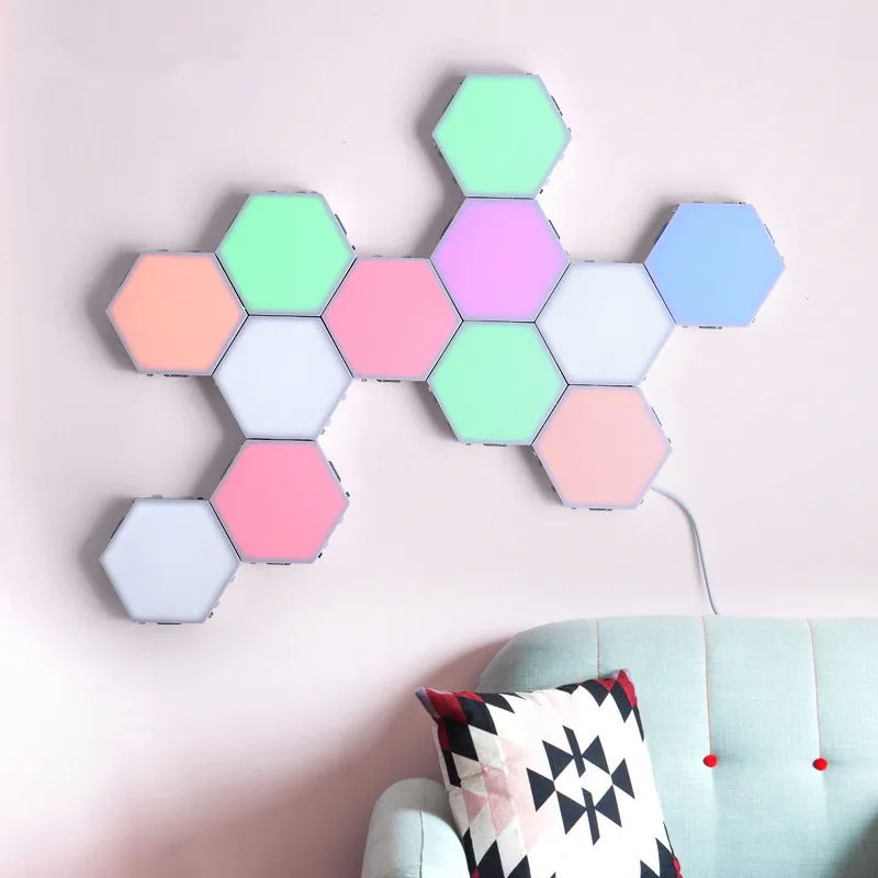 Night light bedroom decor Lamp touch sensor LED module lamps hexagonal yeelight magnetic wall creative home decoration lighting
Night light bedroom decor Lamp touch sensor LED module lamps hexagonal yeelight magnetic wall creative home decoration lighting