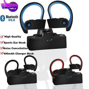 Earphone Bluetooth V5.0 TWS Ear Hook Stereo Sports True Wireless Earphones Waterproof Earbuds Headsets Fit For Samsung iPhone 11
Earphone Bluetooth V5.0 TWS Ear Hook Stereo Sports True Wireless Earphones Waterproof Earbuds Headsets Fit For Samsung iPhone 11