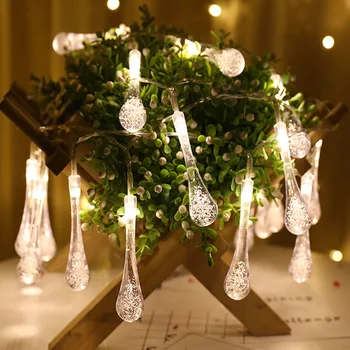 LED Water Drop String Light Christmas Holidays Lighting Fairy Lights Outdoor Battery Party Wedding Garden Decoration Night Lamp
LED Water Drop String Light Christmas Holidays Lighting Fairy Lights Outdoor Battery Party Wedding Garden Decoration Night Lamp