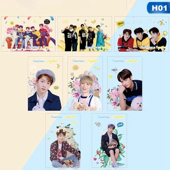 8Pcs/Set TXT TOMORROW X TOGETHER Album PVC Transparent LOMO Cards Self Made Paper Photo Card
8Pcs/Set TXT TOMORROW X TOGETHER Album PVC Transparent LOMO Cards Self Made Paper Photo Card
