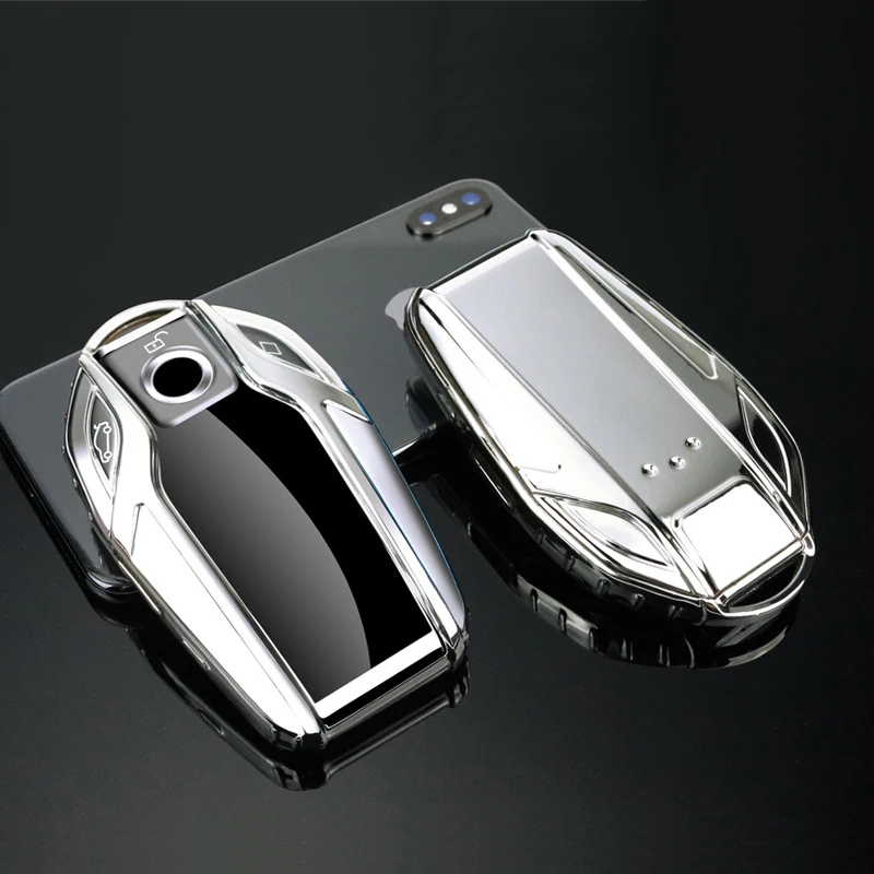 1Pcs New Car Key Cover for BMW New 7 Series LCD Smart All-inclusive Car Key Case Decoration Accessories Supplies
1Pcs New Car Key Cover for BMW New 7 Series LCD Smart All-inclusive Car Key Case Decoration Accessories Supplies