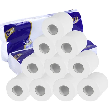 3-Layer Paper Towels Roll Toilet Roll Tissue Smooth Toilet Paper 10/20pcs L5
3-Layer Paper Towels Roll Toilet Roll Tissue Smooth Toilet Paper 10/20pcs L5