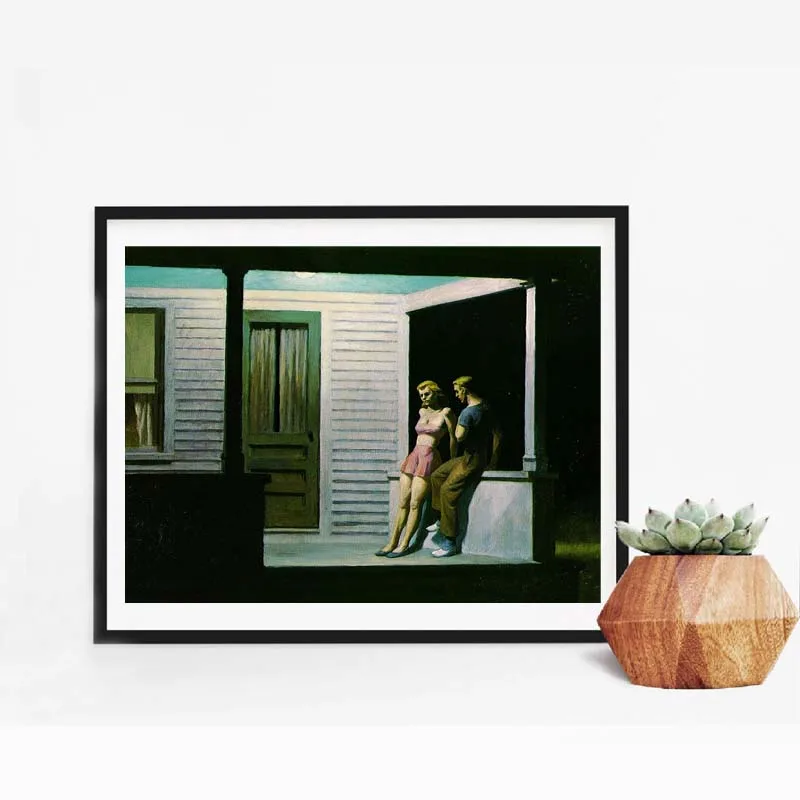 Edwardor Hopper Summer Evening Canvas Painting Print Living Room Home Decor Modern Wall Art Oil Painting Poster Salon Pictures
Edwardor Hopper Summer Evening Canvas Painting Print Living Room Home Decor Modern Wall Art Oil Painting Poster Salon Pictures