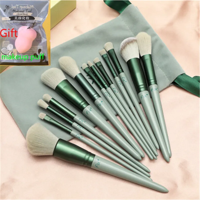 13 Pcs Makeup Brushes Set Artificial Fiber Powder Foundation Concealer Blush Eyeshadow Multifunctional Cosmetic Make Up Brushes
13 Pcs Makeup Brushes Set Artificial Fiber Powder Foundation Concealer Blush Eyeshadow Multifunctional Cosmetic Make Up Brushes