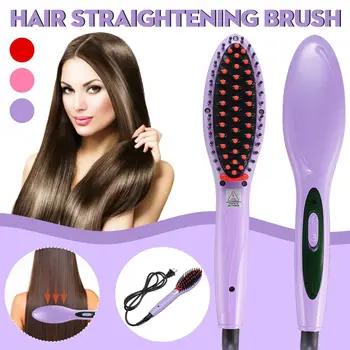 Electric Hair Straightener Ceramic Hot Combs Straightener Heating Combs Men Beard Straightener Brush Profissional Styling Tools
Electric Hair Straightener Ceramic Hot Combs Straightener Heating Combs Men Beard Straightener Brush Profissional Styling Tools