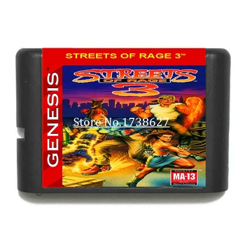 Streets of Rage 3 16Bit Game Cartridge for Sega MegaDrive & Genesis System Consoles
Streets of Rage 3 16Bit Game Cartridge for Sega MegaDrive & Genesis System Consoles