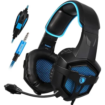 SADES SA807 3 in 1 Gaming Headset 7.1 Surround Sound 3.5MM Olug Cable Effect Game Headphones with Mic for PC PS4 XBOX 360
SADES SA807 3 in 1 Gaming Headset 7.1 Surround Sound 3.5MM Olug Cable Effect Game Headphones with Mic for PC PS4 XBOX 360