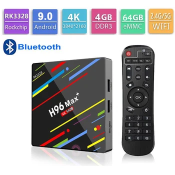 H96 MAX Plus Smart TV Box Android 9.0 TVBox 4GB Ram 32GB/64GB Rom Rockchip RK3328 4K H.265 USB3.0 2.4Ghz WiFi IP TV Set Top Box 
H96 MAX Plus Smart TV Box Android 9.0 TVBox 4GB Ram 32GB/64GB Rom Rockchip RK3328 4K H.265 USB3.0 2.4Ghz WiFi IP TV Set Top Box