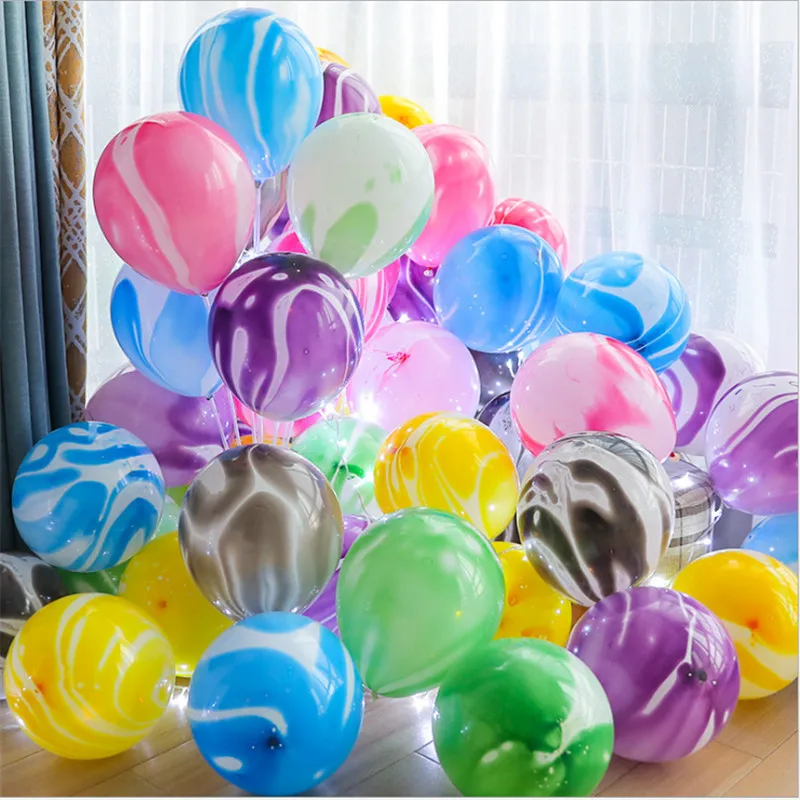 15pcs12 дюймов 3 2g одежда для свадьбы дня рождения Baby Shower украшения агат цветные