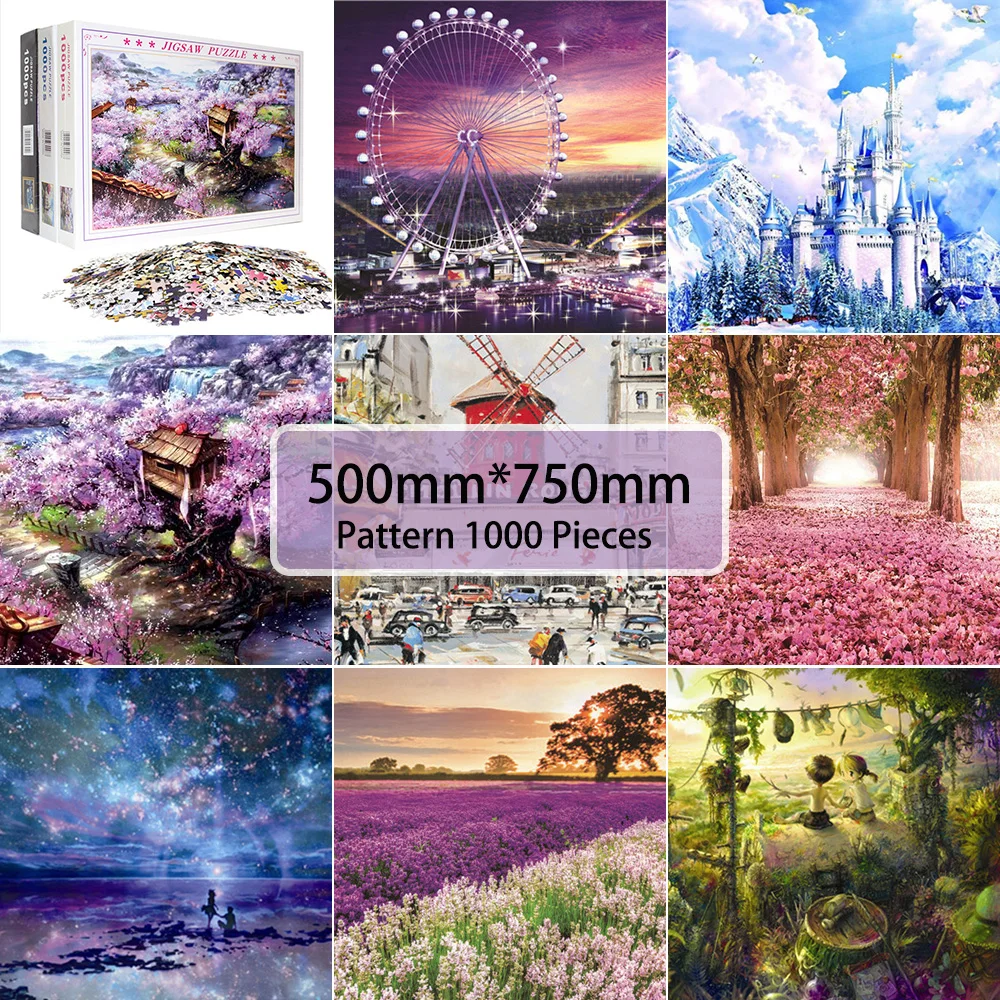 Jagsaw Puzzle 1000 Pieces Rainbow Castle For landscape beautiful animation puzzle Gift Toys Diy Assembling Puzzle Games 2020
Jagsaw Puzzle 1000 Pieces Rainbow Castle For landscape beautiful animation puzzle Gift Toys Diy Assembling Puzzle Games 2020