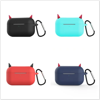 Headset for Air Pods Pro Protector Soft Christmas Devil Liquid Silicone Case for Apple Airpods Pro 3 Shockproof Case with hook
Headset for Air Pods Pro Protector Soft Christmas Devil Liquid Silicone Case for Apple Airpods Pro 3 Shockproof Case with hook