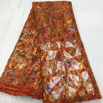 Velvet Lace Embroidery African Lace Fabric Burnt Orange Elegant French Nigerian Latest Design Style High Quality With Sequins
Velvet Lace Embroidery African Lace Fabric Burnt Orange Elegant French Nigerian Latest Design Style High Quality With Sequins