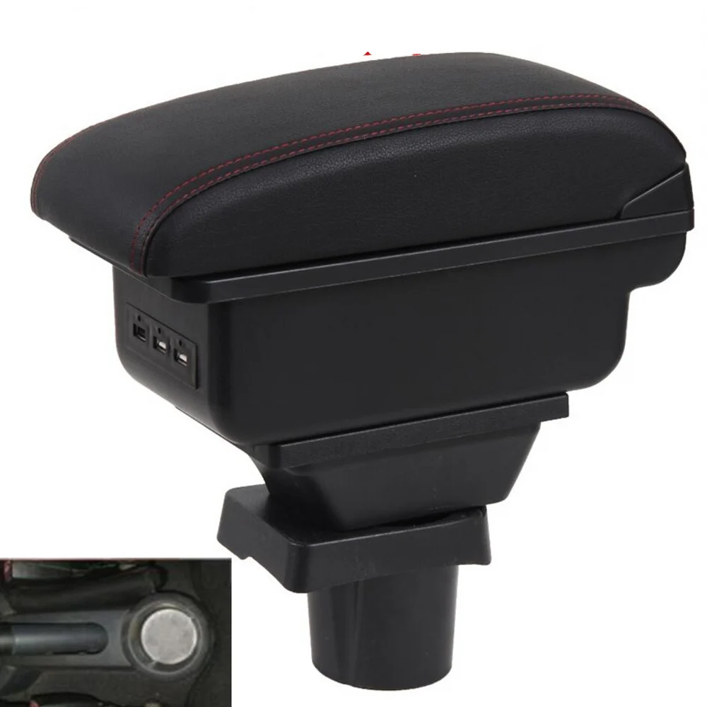 

Arm Elbow Rest For Mitsubishi Colt Armrest Box Center Console Central Store Content with Cup Holder USB Interface