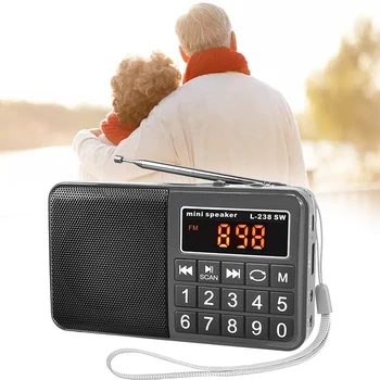L-238SW Mini Portable Digital Multi Full Band Fm Am Mw Sw Radio Receiver Support From Tf Card and USB Flash Drive
L-238SW Mini Portable Digital Multi Full Band Fm Am Mw Sw Radio Receiver Support From Tf Card and USB Flash Drive
