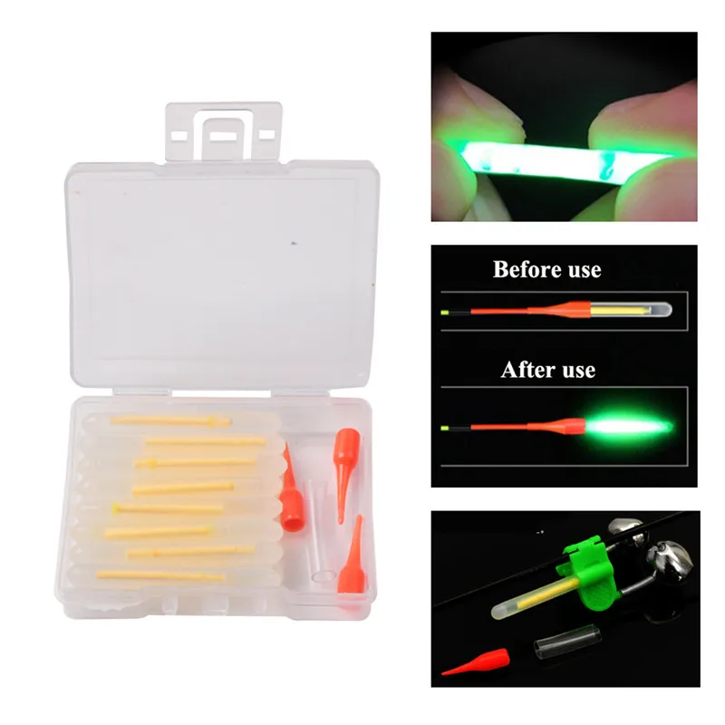 15Pcs Portable Luminous Fishing Fluorescent Lightstick Light Night Luminous Fishing Float Clip On Dark Glow Fishing supplies
15Pcs Portable Luminous Fishing Fluorescent Lightstick Light Night Luminous Fishing Float Clip On Dark Glow Fishing supplies